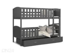 Kerrossänky 80x160 Cm, Harmaa