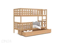 Kerrossänky 80x190 Cm, Leppä