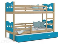 Kerrossänky 80x190 Cm, Sonoma/ Sininen