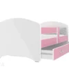 Lastensänky 80x180 Cm, Vaaleanpunainen