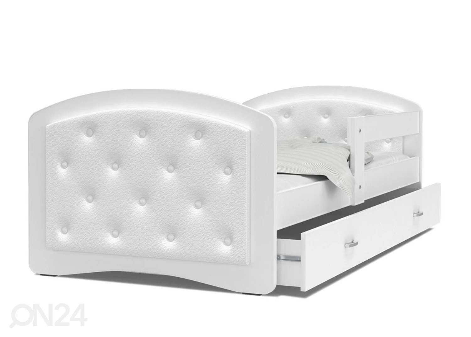 Lastensänky 90x200 Cm, Valkoinen