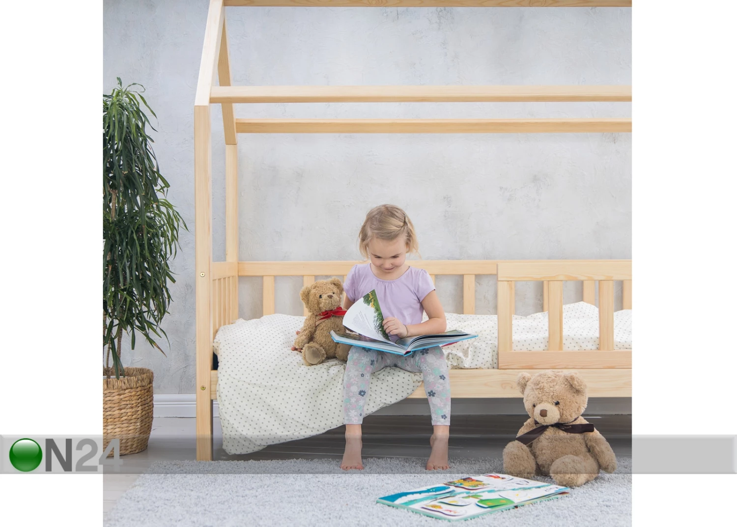 Lastensänky Massiivipuuta 80x160 Cm - Image 5