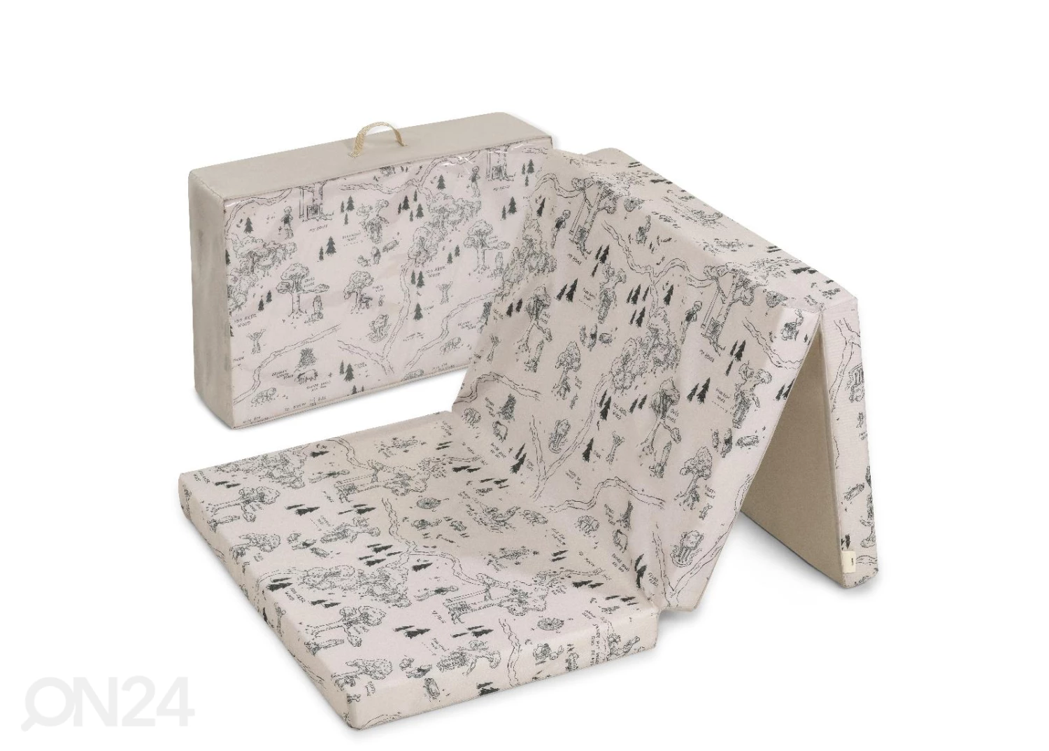 Matkasängyn Patja 60x120 Cm Hauck Sleeper Winnie The Pooh Beige