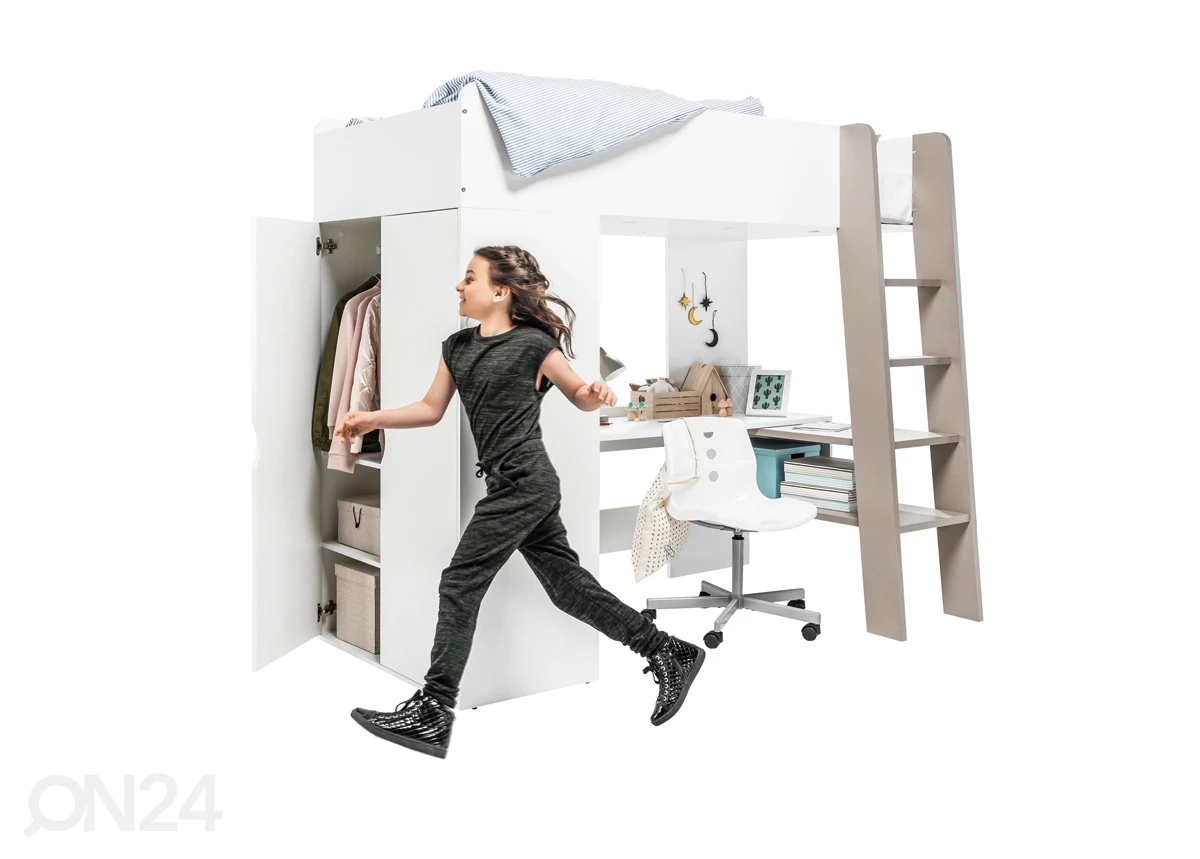 Monitoimisänky + Patja 90x200 Cm - Image 6