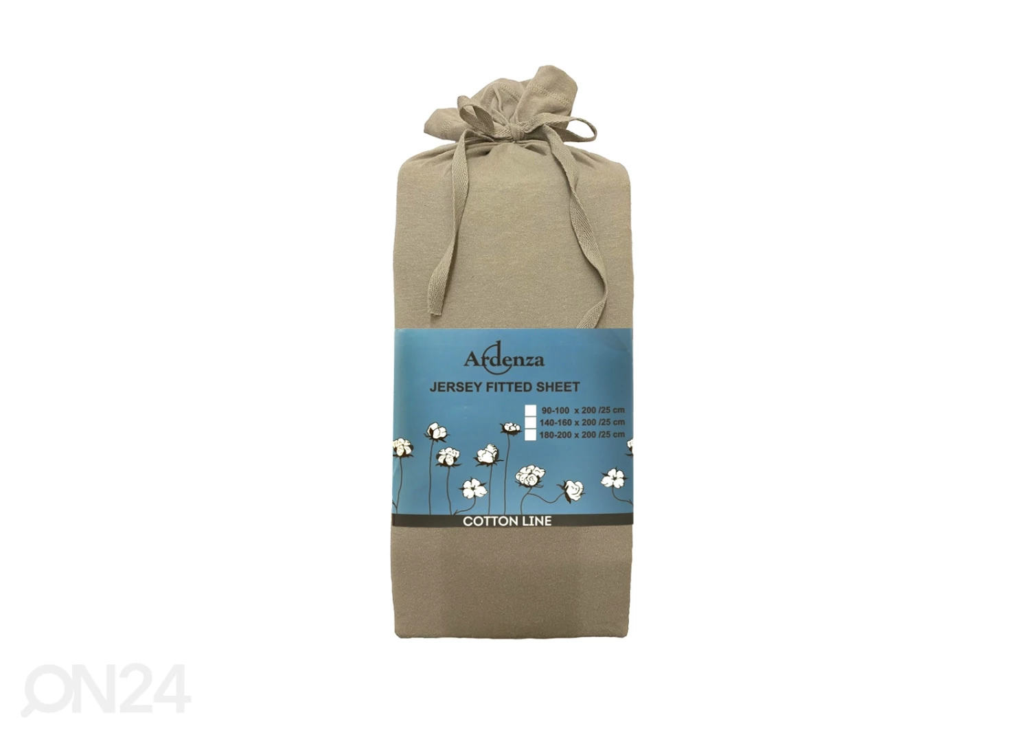 Muotoonommeltu Lakana Beige