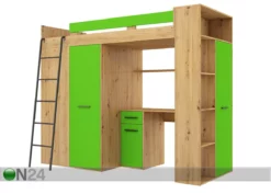 Parvisänky Työpöydällä 90x200 Cm