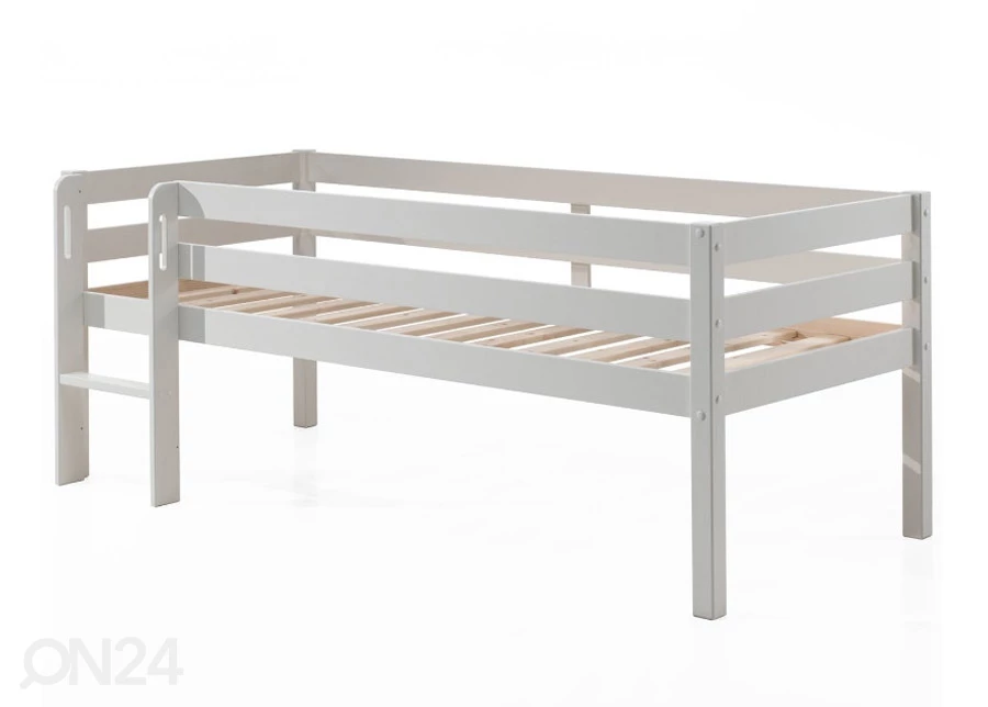 Puoliparvisänky Pino 90x200 Cm, Valkoinen