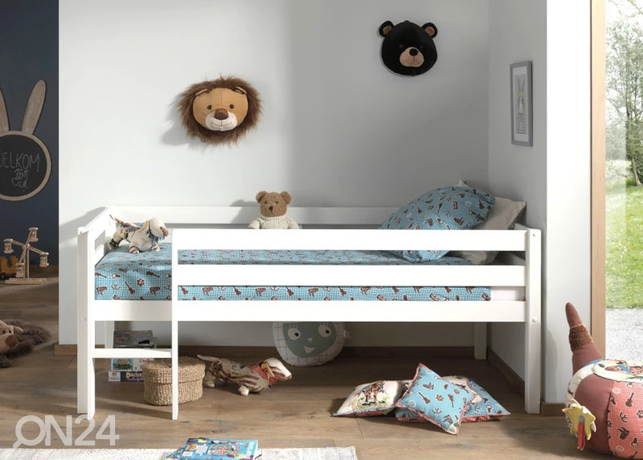 Puoliparvisänky Pino 90x200 Cm, Valkoinen - Image 2