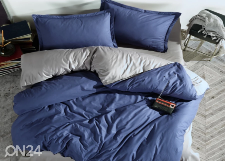 Pussilakanasetti Prestige V4 Darkblue 200x220 Cm