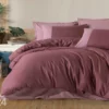 Pussilakanasetti Pure V4 Dusty Rose 200x220 Cm