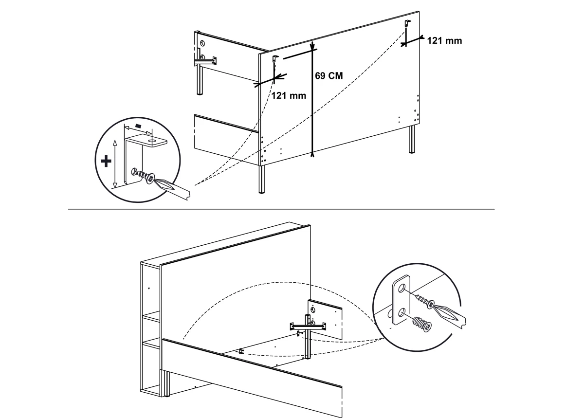 Sängyn Päätyhylly Castel - Image 4