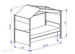 Sänky Dakar 90x200 Cm