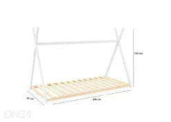 SĂ€nky Sioux 90x200 Cm, Luonnollinen/ Valkoinen