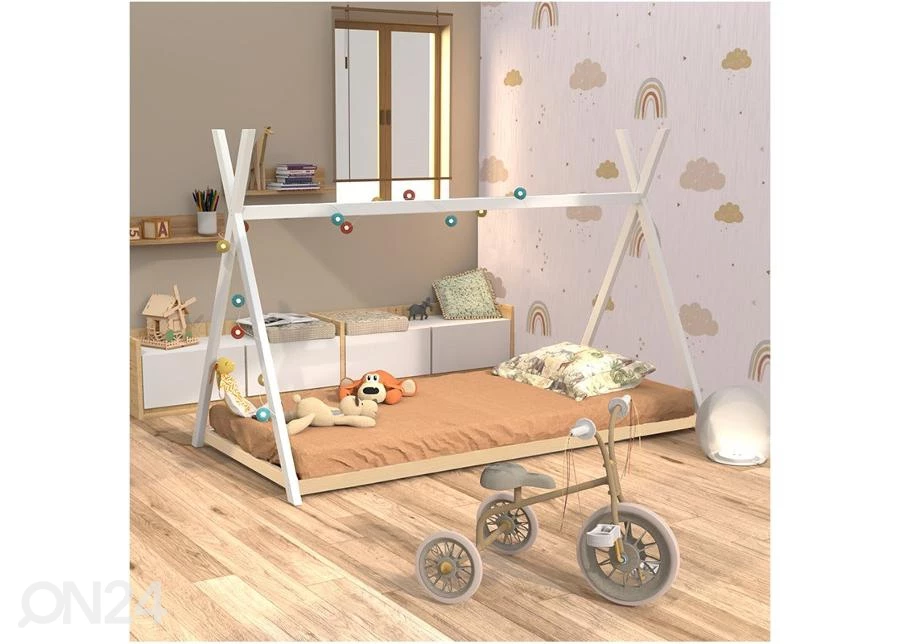 Sänky Sioux 90x200 Cm, Luonnollinen/ Valkoinen - Image 2