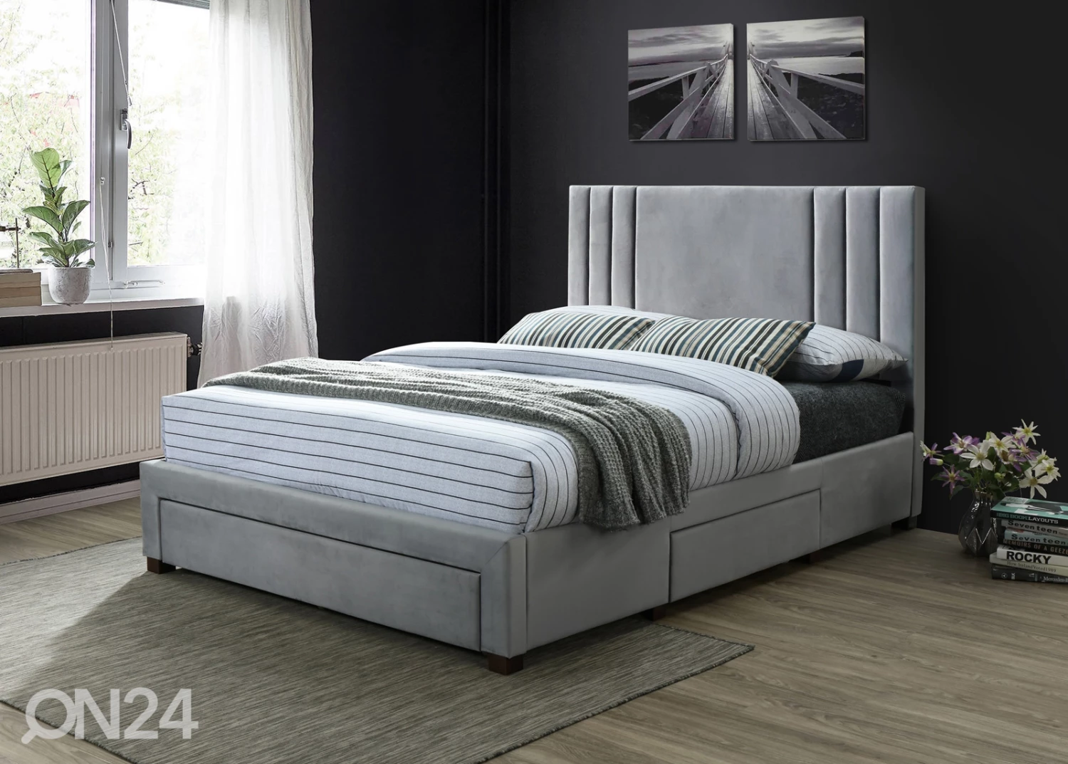 Sänky Vuodevaatalaatikolla 160x200 Cm