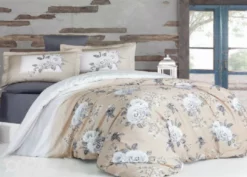 Satiini Pussilakanasetti Kenzo V1 Beige 200x220 Cm