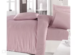 Satiini Pussilakanasetti PEMBE 200x220 Cm