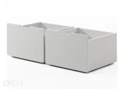 Vuodevaatelaatikot Pino 2 Kpl, Valkoinen